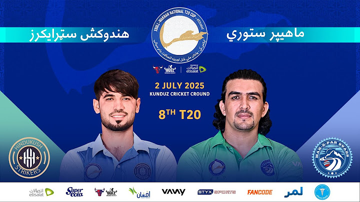 LIVE: Hindukush Strikers vs Mahipar Stars | Match 8 | Wakhan National T20 Cup | July 02 | Kunduz