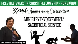 Ministry Involvement/Sacrificial Service - Rev. Adelaide Rachel Chungalao