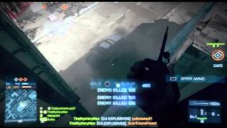 BF3: C4 Multikills! (Metro) Finish off With The M27IAR