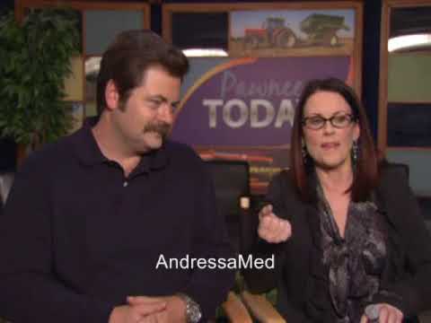 Megan Mullally - Parks and Recreation interview (with Nick) # 2