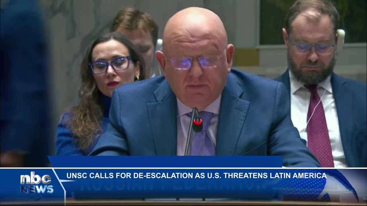 UN Security Council urges calm over US threats - nbc