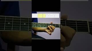 Giga chad theme song on guitar|tutorial for beginners(credit @neweasyguitartabs )#shorts #music