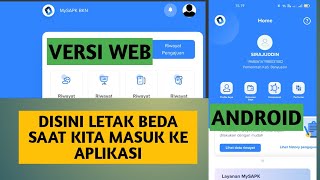 Ini Tampilan My SAPK BKN versi Androind dan Laptop Tetapi Tetap di Android screenshot 2