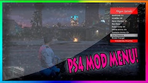 GTA V PS4 MOD MENU 1.0 *RELEASE* 1.37 thx to 2much4u