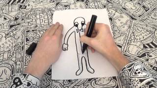 How To Doodle A Very Tall Man