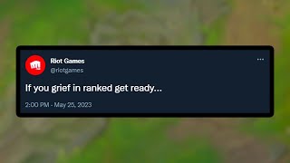 Riot announces Ranked changes for Griefers