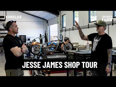 Jesse James' Shop Tour With Andy Stumpf: Elon Musk's Gun, Choppers, & More [full Episode]