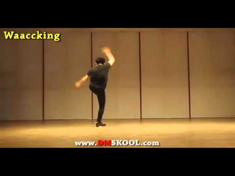 강남댄스 디엠스쿨~ "Waacking" Free Style ~ by Wacoon  DM CREW