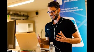 Sportfolio App Workshop tijdens online studiedag Basislessen Bewegingsonderwijs (Alles In Beweging) screenshot 1