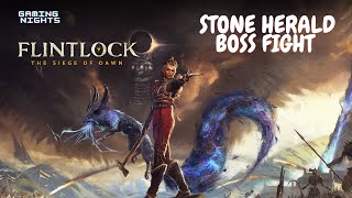 Flintlock: The Siege Of Dawn Demo's Best Boss - Stone Herald #Soullike screenshot 4