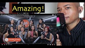 BINI performs "Salamin, Salamin" LIVE on the Wish USA Bus | REACTION | SEKSHI V