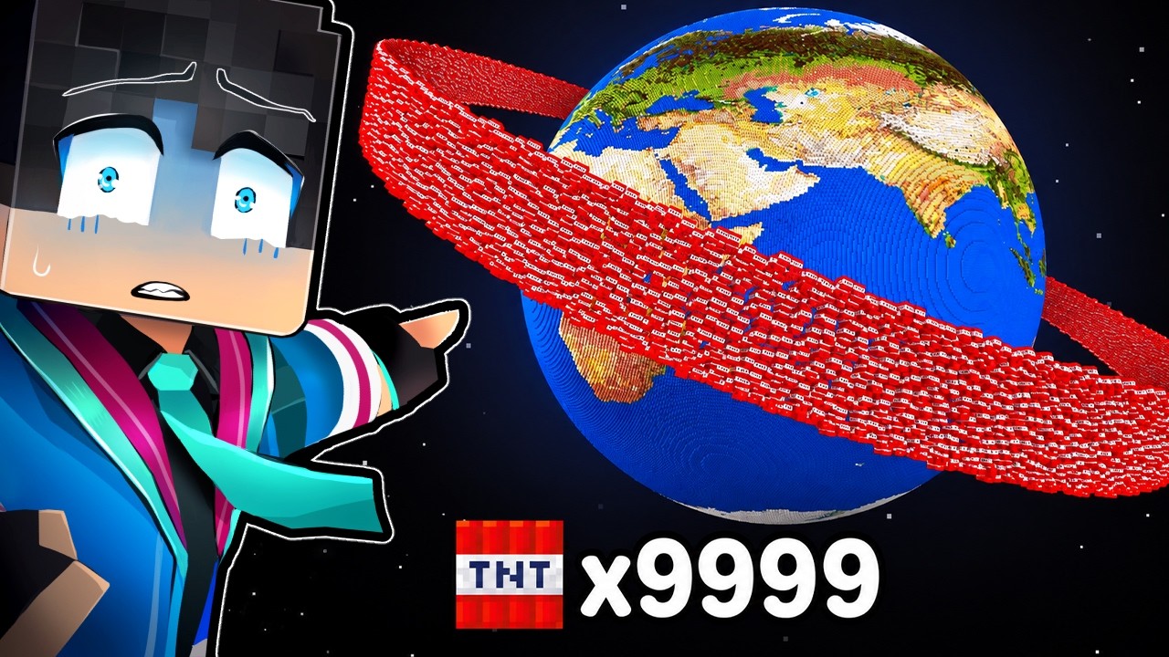 TNTを使えば使うほど世界が広くなるマインクラフト【 マイクラ / マインクラフト 】
