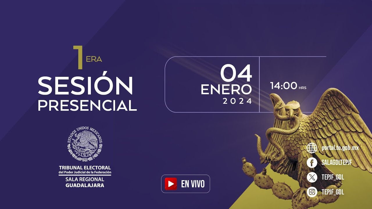 Primera Sesión Pública de la Sala Guadalajara del TEPJF