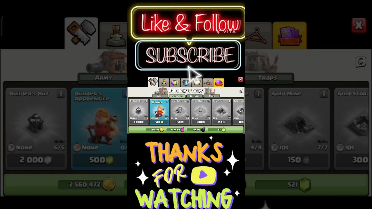 buy the New builder's Apprentice| COC  | 