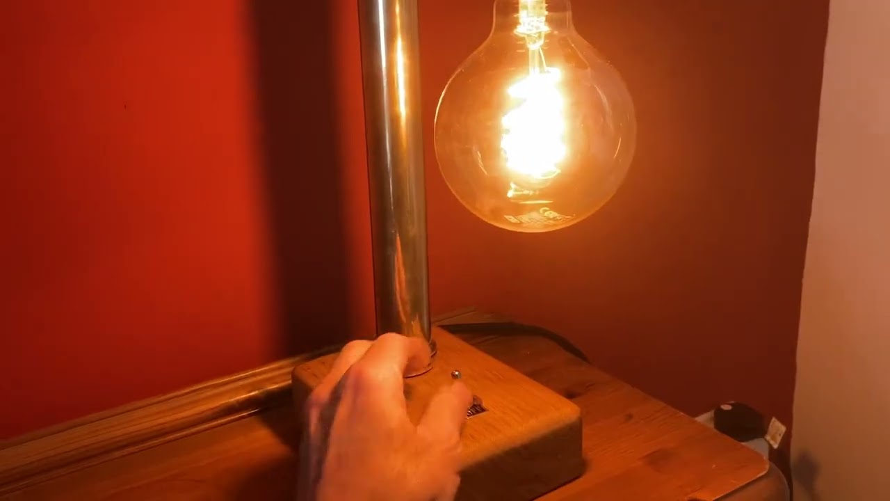 Decorative Brass Table Lamp, Repurposed Vintage Mysto Garden Sprayer