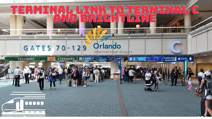MCO Terminal Link: A/B to Terminal C & Brightline Train Station Guide (4K)