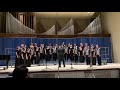 Srvhs chamber singers  mata del anima sola antonio estevez