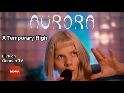 AURORA - A Temporary High acoustic version | Live on German TV | Morgenmagazin