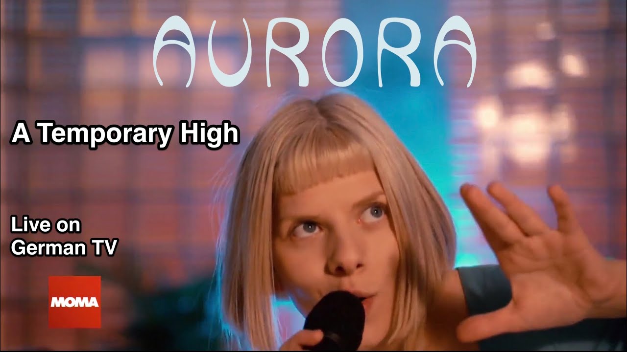 AURORA - A Temporary High acoustic version | Live on German TV | Morgenmagazin