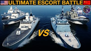 US Constellation, Arleigh Burke III & Tico vs Type 054B, 052D & 055 (Naval Battle 129) | DCS