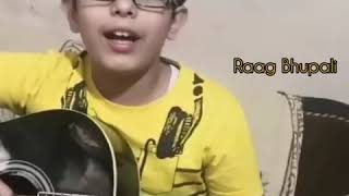 Raag Bhupali on guitar
