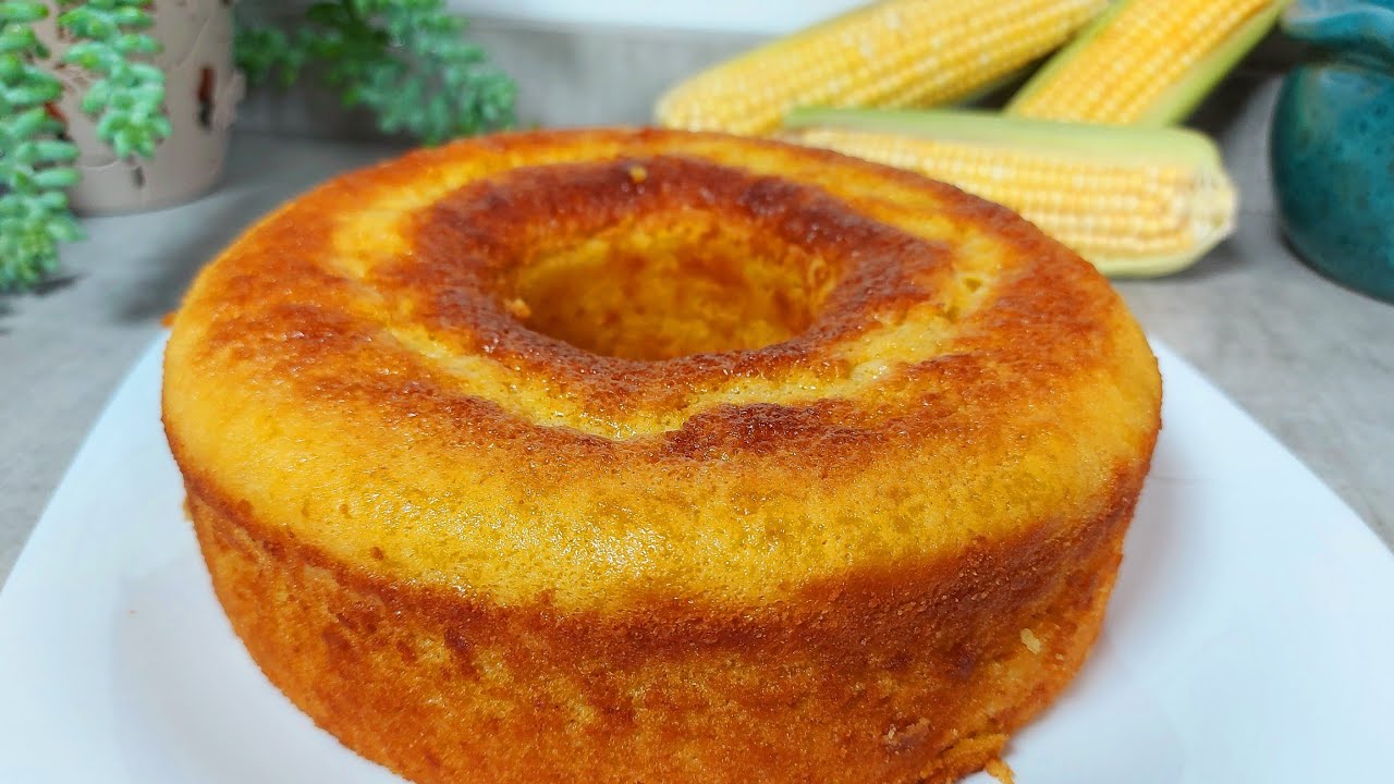 receita de bolo de milho 5 copos sem farinha de trigo muito fofo e