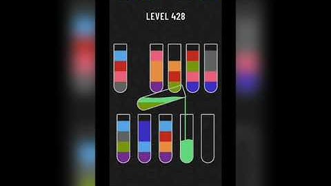 Water sort puzzle level 428