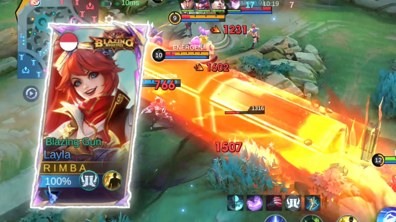 CRAZY DAMAGE!! HERO BROKEN LAYLA BEST 1 HIT BUILD 2025 (GAMEPLAY LAYLA) - Mobile Legends