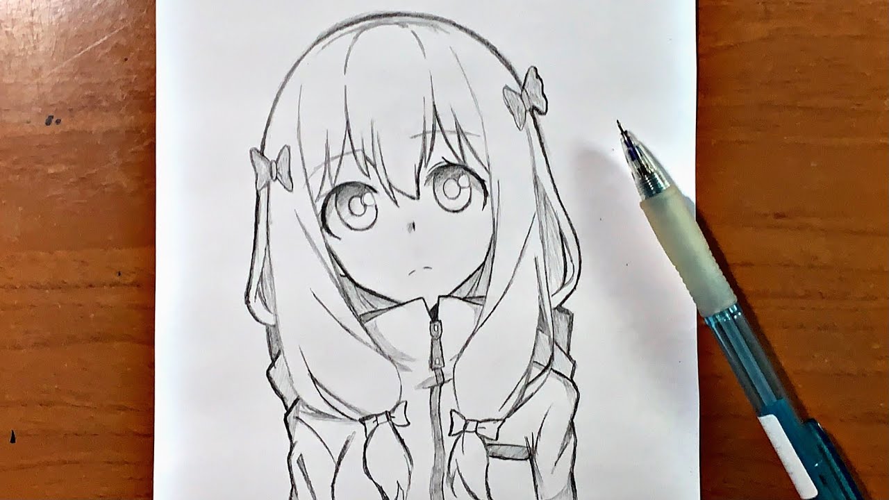 Fans Request  How To Draw Anime Cute Girl LoLi Anime Drawing Tutorial   YouTube