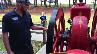 100 Year Old Galloway Hit, and Miss Engine. Explained by Stephen Cox