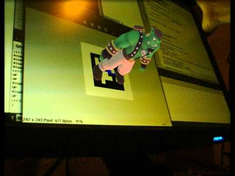 Tracking/Pose estimation using ArToolKitPlus
