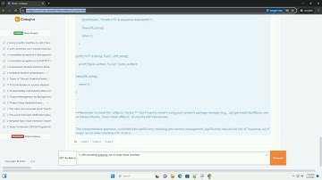 C utf8 encoding bytearray out of range Stack Overflow