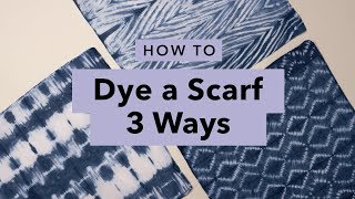 3 Shibori Tie Dye Techniques