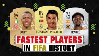 FASTEST Players in FIFA HISTORY! ‍️  FIFA 10 - FIFA 20