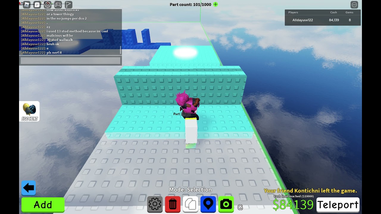 How to do 7 studs jump without jumping! [EASY METHOD] - YouTube