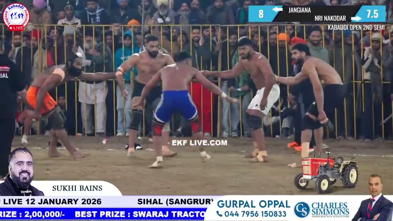 Jangiana v/s NRI Nakodar, Best Match