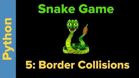 Python Game Programming Tutorial: Snake Game Part 5