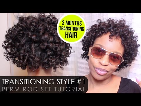 Perm Rod Set Tutorial Transitioning Hairstyle 1 Youtube