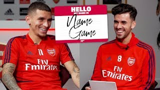 NAME GAME | Lucas Torreira \& Dani Ceballos | Episode 5