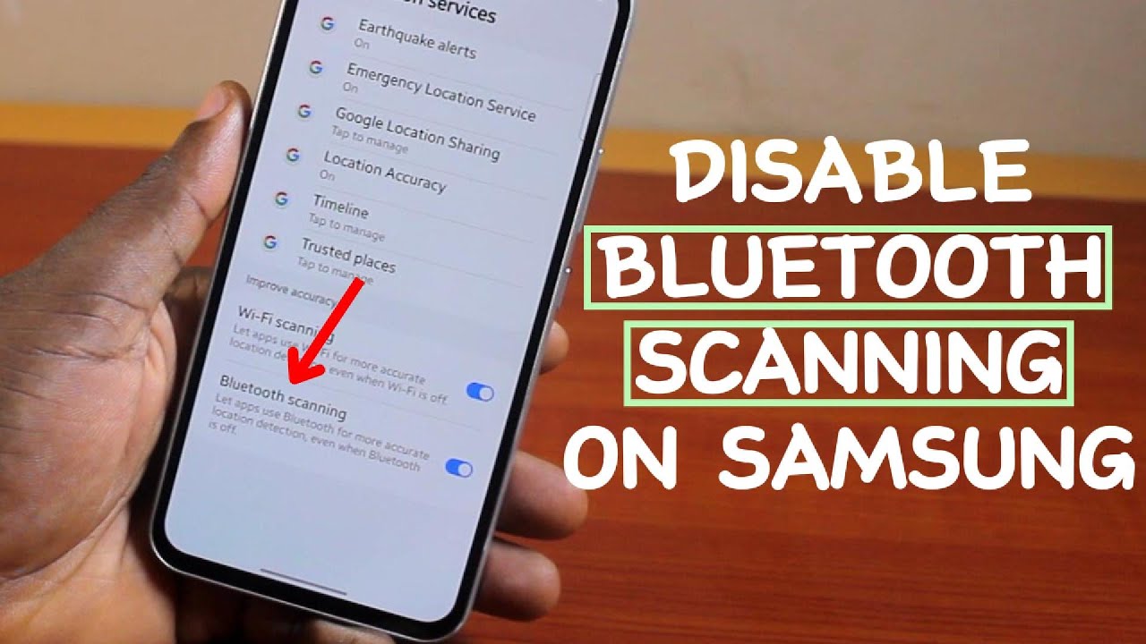 How to Turn Off Bluetooth Scanning on Samsung - YouTube