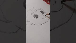 Cute gopal outline.#drawing #art #artvideo #gopal #shorts