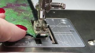 Quilt Binding with the BERNINA Overlocker Foot 2A