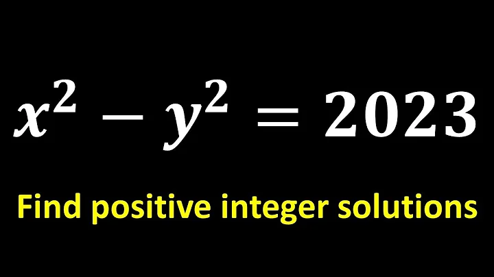 Beautiful Equation | All Positive Integer Solutions #maths