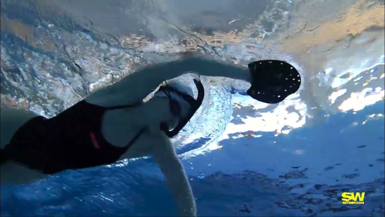 Плоские перфорированные лопатки для плавания SwimRoom "Flat Paddles ...