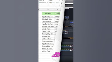 6 tổ hợp phím giúp bạn trở thành bậc thầy excel 🥰🥰🥰