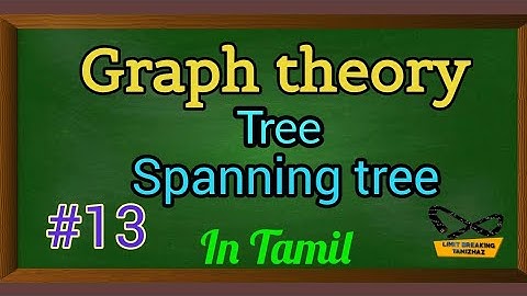 Tree | Spanning tree | with examples | Graph theory | Limit breaking tamizhaz