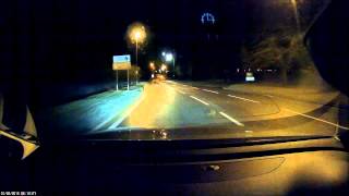 Mobius Dashcam Night time test video