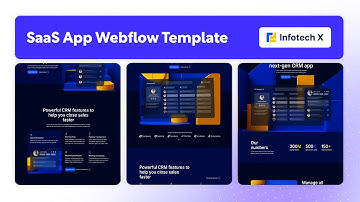 SaaS App Website Template | Infotech X - BRIX Templates