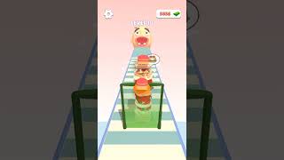 Burger Stack Runner 3D - All Levels Gameplay Android iOS (Level 18) screenshot 3