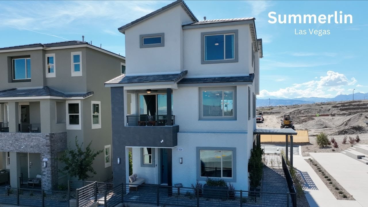 Cheap House For Sale In Summerlin Las Vegas New Homes For Sale Summerlin Las Vegas | Quail Cove by KB Homes 3 Story